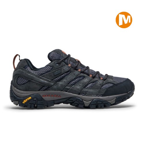 Pánské Trekové Boty Merrell Moab 2 Waterproof Tmavě Šedé (CZ. PSIVZ)